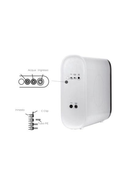 Depuratore Acqua Osmosi inversa 120lt./h con rubinetto elettronico incluso, con regolatore TDS -Acqua Liscia. COD:CD-050041001X