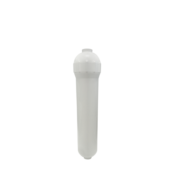 Contenitore vuoto bianco Ø63 lungh.12&quot; 1/4F- Plast AS  COD:CD-R001726H