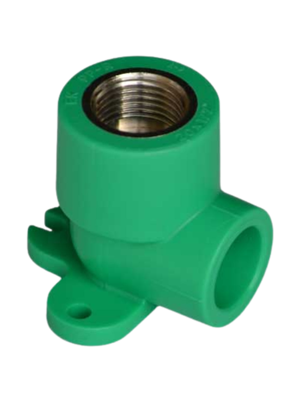 GOMITO FILETTATO CON STAFFA FEMMINA  COD: CD-07334C