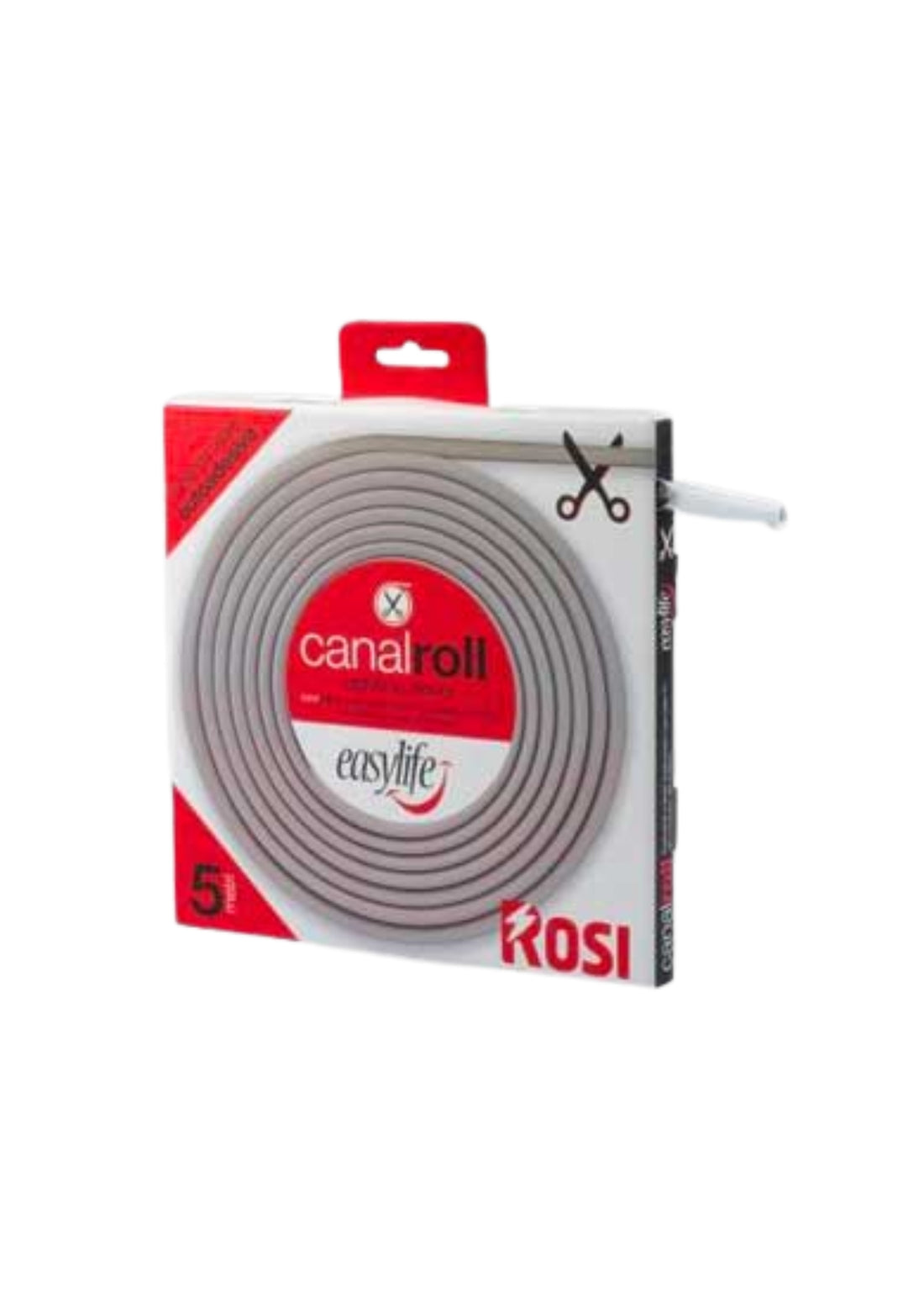 CANALINA PASSACAVI AUTOADESIVA FLESSIBILE ROSI    COD: CD-6709102CF