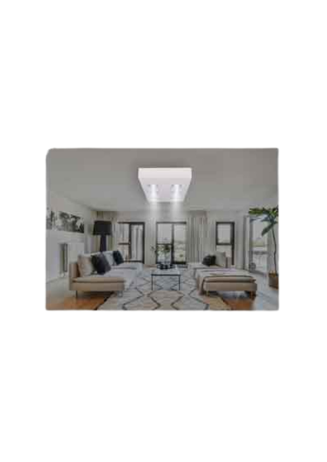 LAMPADARIO PREASSEMBLATO IN CARTONGESSO     COD: CD-68477CF