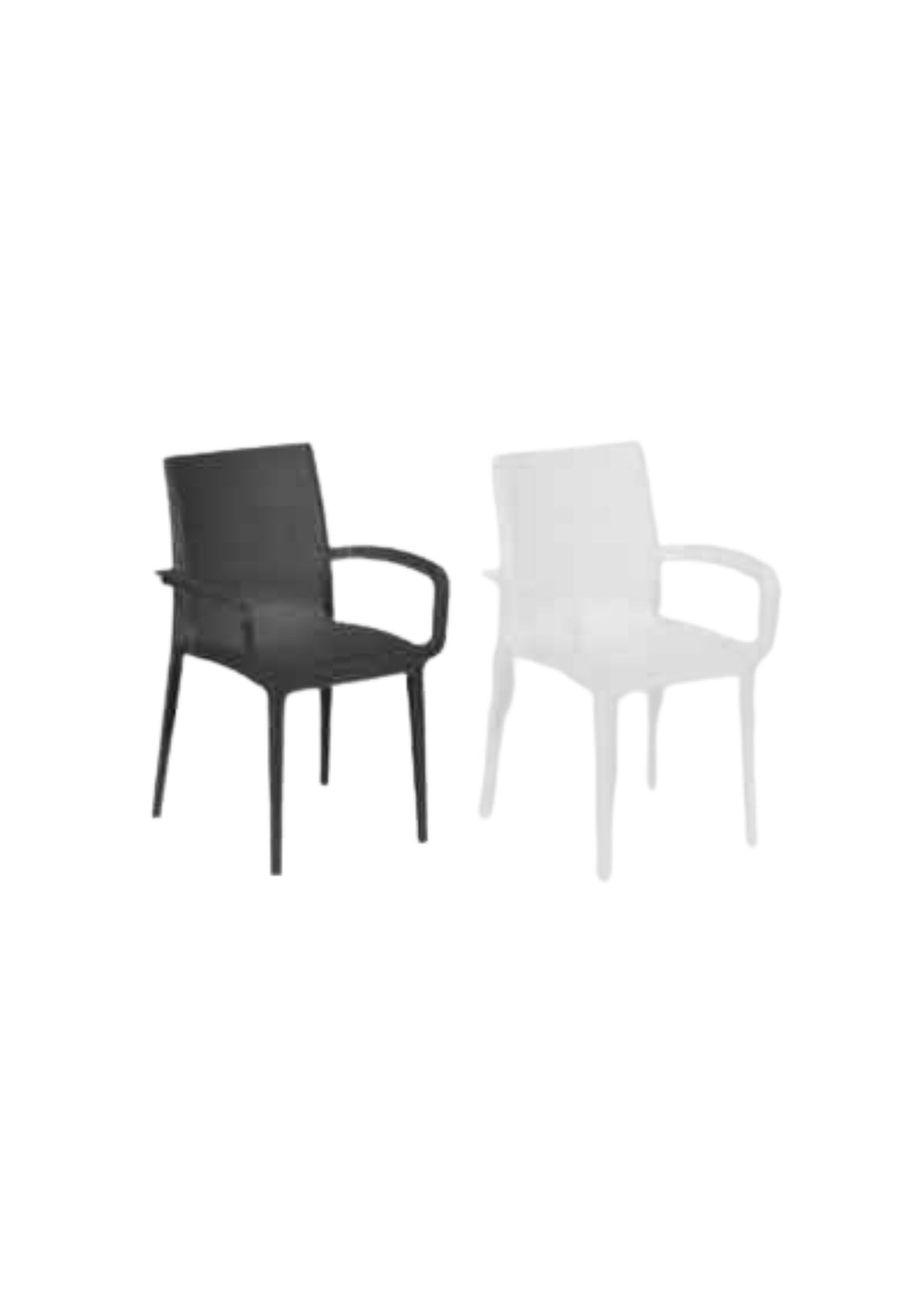 SEDIA IMPILABILE CON BRACCIOLI &