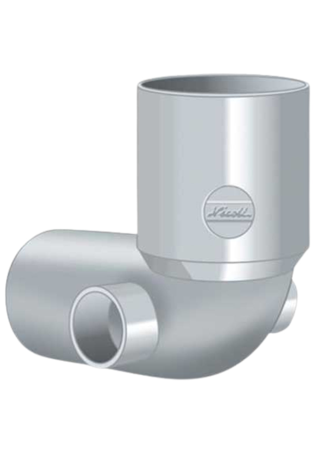 CURVA WC CON DUE ATTACCHI LATERALI     COD: CD-08438C