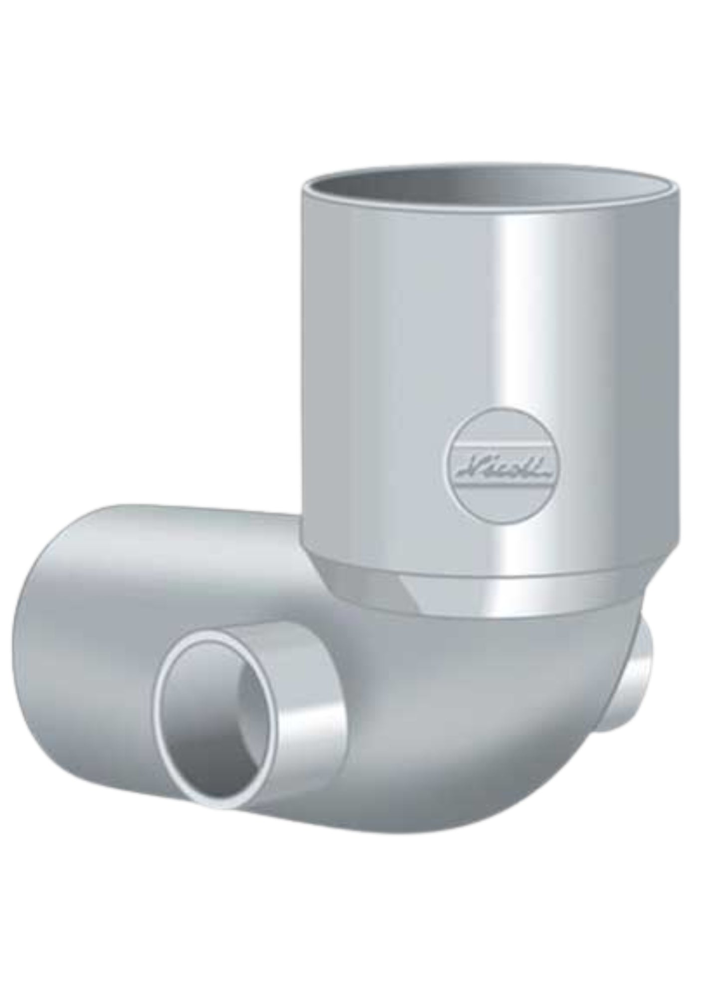 CURVA WC CON DUE ATTACCHI LATERALI     COD: CD-08438C