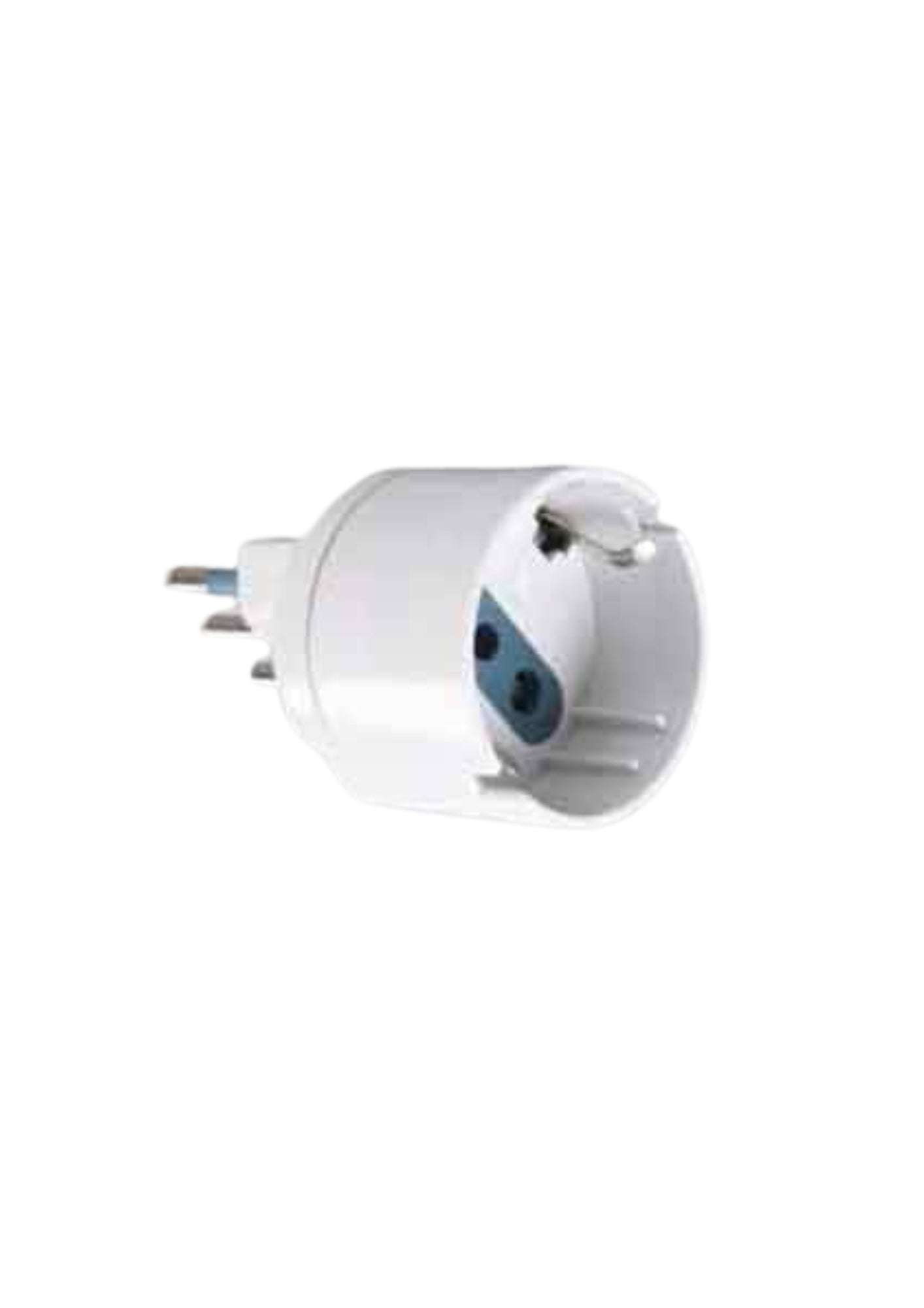 ADATTATORE SEMPLICE SCHUKO/BIVALENTE 10A IDEAL STAR   COD: CD-6920802CF