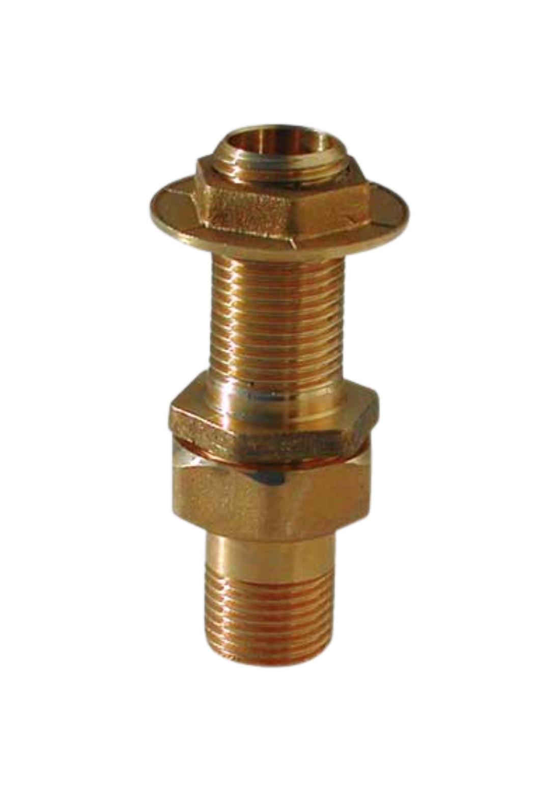 RACCORDO DIRITTO PER CASSONI IN OTTONE   COD:CD-06708C