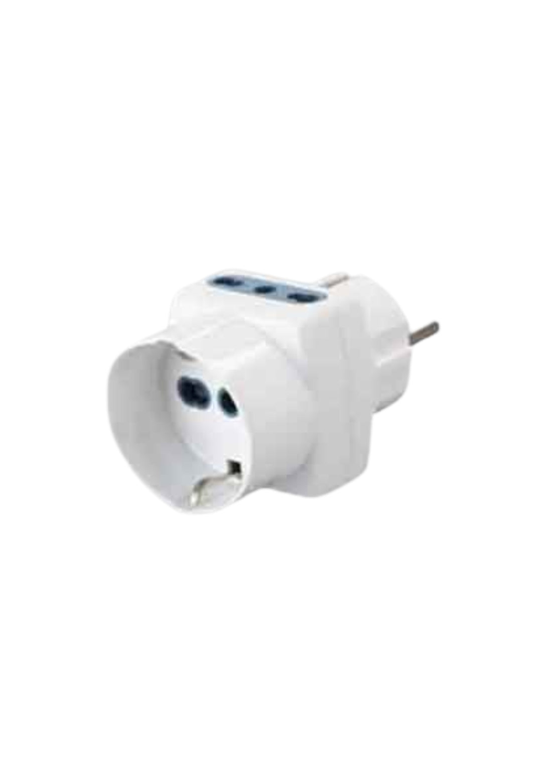 ADATTATORE TRIPLO BIVALENTE PRESA SCHUKO IDEAL STAR   COD: CD-6921602CF