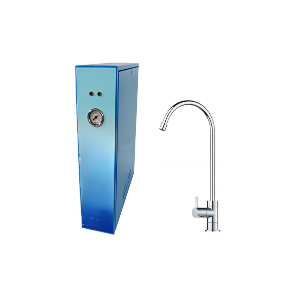 Osmosi inversa diretta SODA 2 vie pompa palette motore raff. acqua 100GPD Blue COD:CD-05001501X