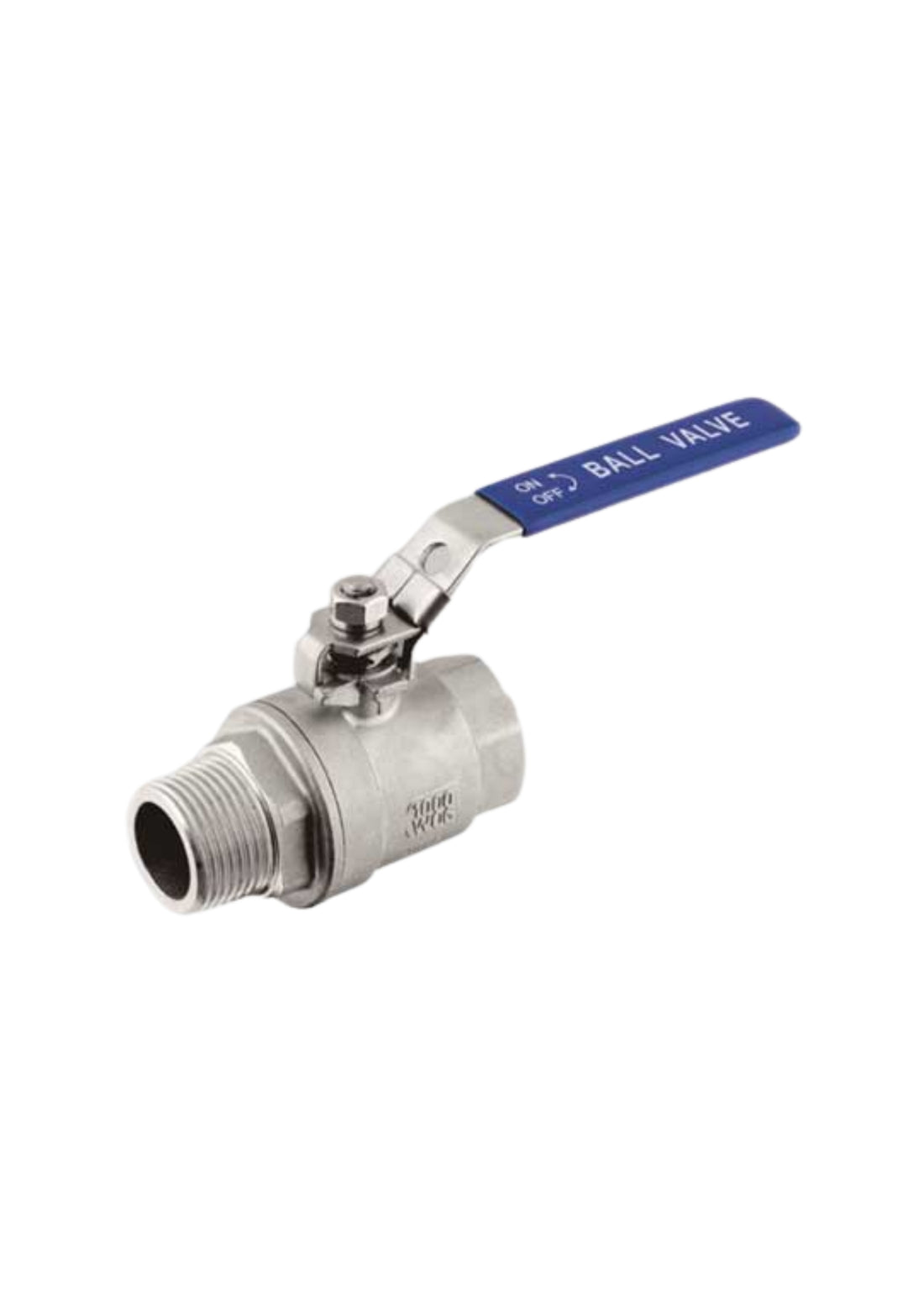 VALVOLA A SFERA M/F IN ACCIAIO INOX LUCCHETTABILE   COD: CD-07920C