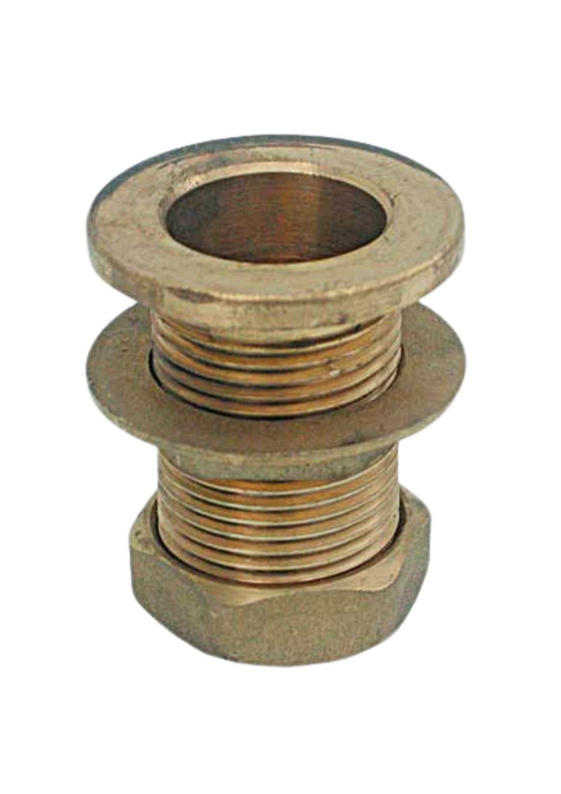 RACCORDO CON TAPPO PER CASSONE IN OTTONE   COD:CD-06712C