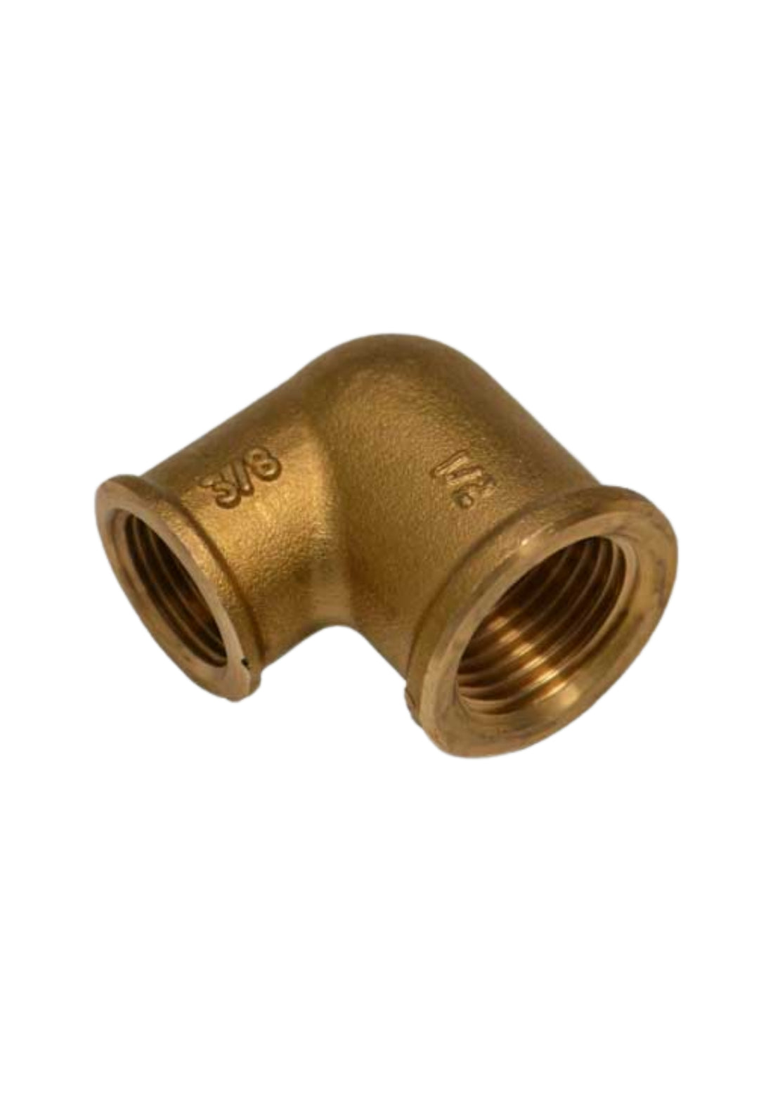 RACCORDO A GOMITO RIDOTTO F/F OTTONE GIALLO    COD: CD-06905C