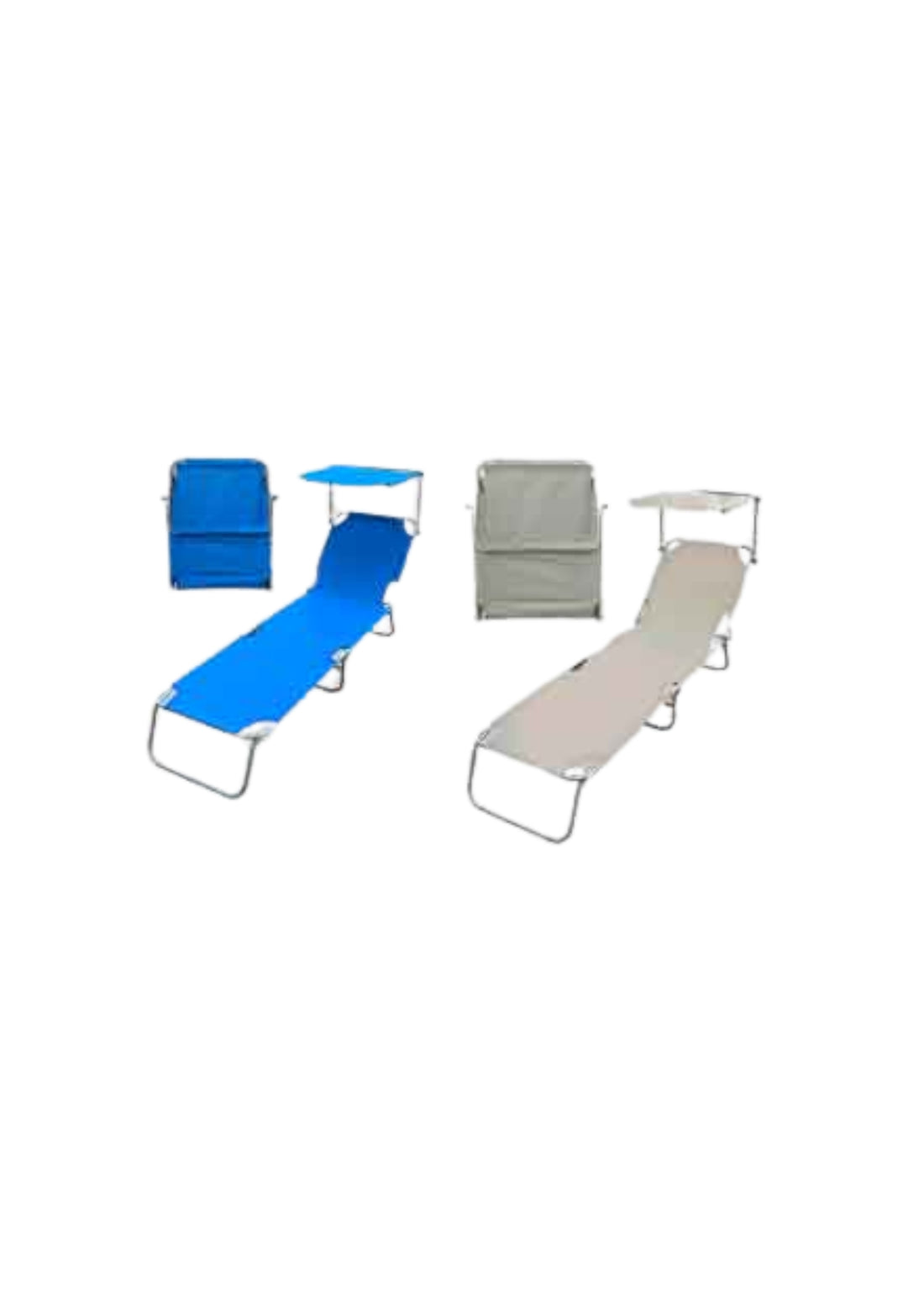 LETTINI DA SPIAGGIA PIEGHEVOLE CON PARASOLE COD: CD- 42233602CF
