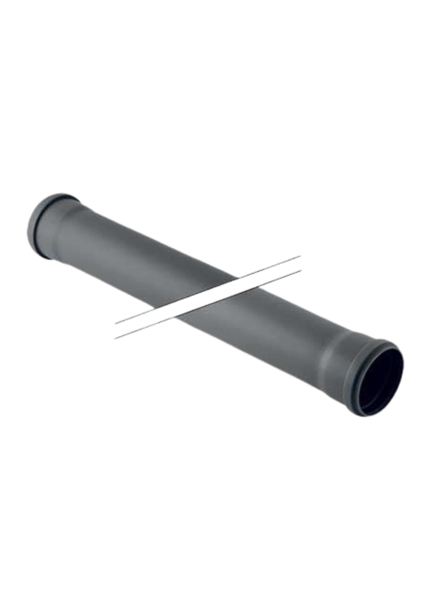 TUBO GEBERIT PP-HTS A 2 BICCHIERI     COD: CD-08910C