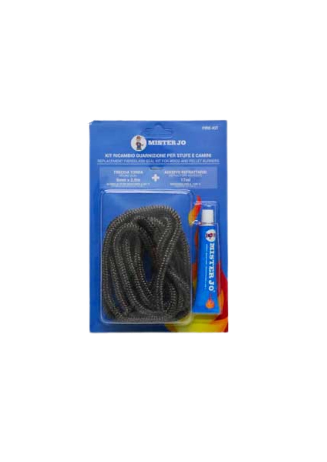 KIT RICAMBIO TRECCIA + SILICONE ALTA TEMPERATURA FCOD: CD-50090C