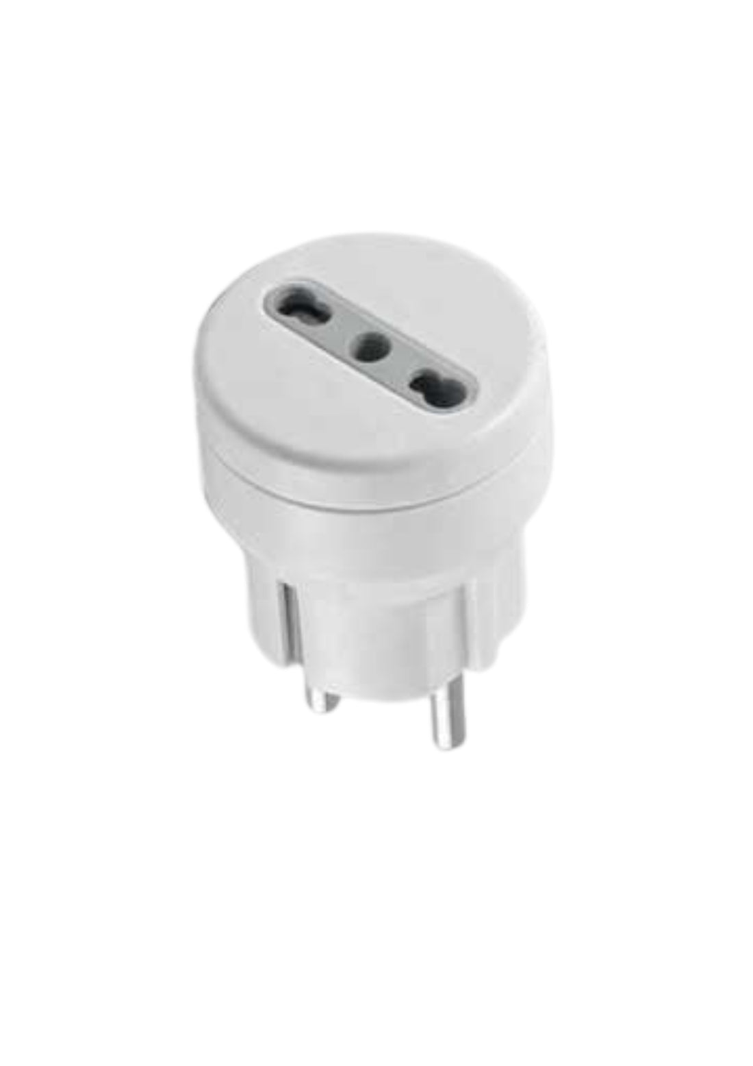 ADATTATORE SEMPLICE SCHUKO/BIVALENTE 10 A     COD: CD-6775202CF