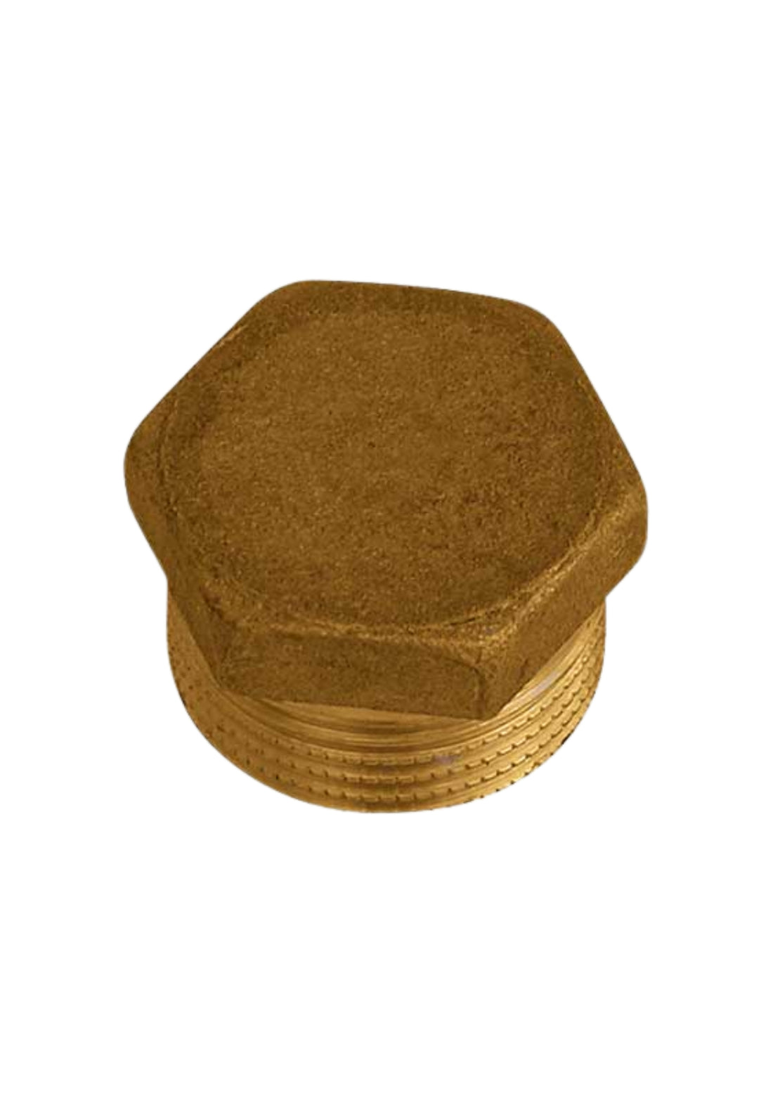 TAPPO MASCHIO ESAGONALE OTTONE GIALLO    COD: CD-06920C