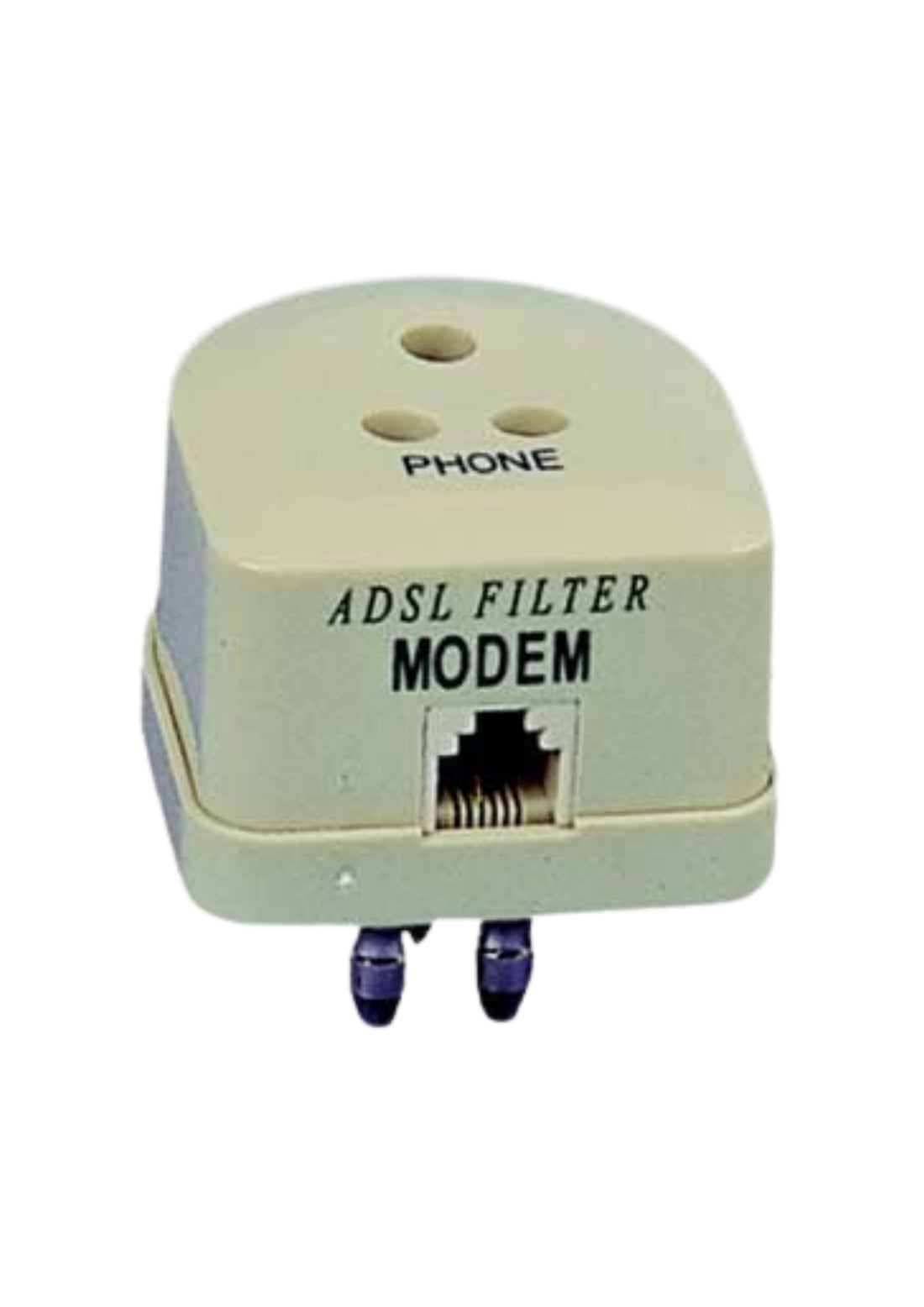 SPINA/PRESA TELEFONICA TRIPOLARE CON FILTRO ADSL    COD: CD-6808202CF