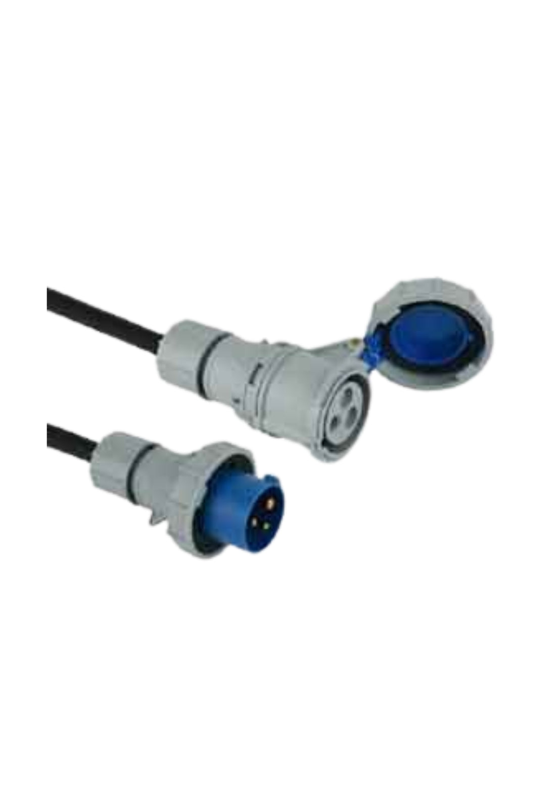PROLUNGA INDUSTRIALE CON CAVO IN GOMMA IP67     COD: CD-6784202CF