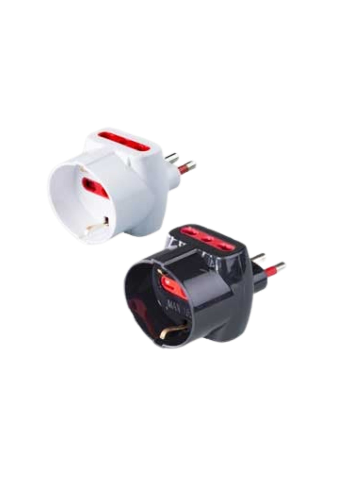 ADATTATORE TRIPLO SCHUKO/BIVALENTE 16A ROSI    COD: CD-67763CF