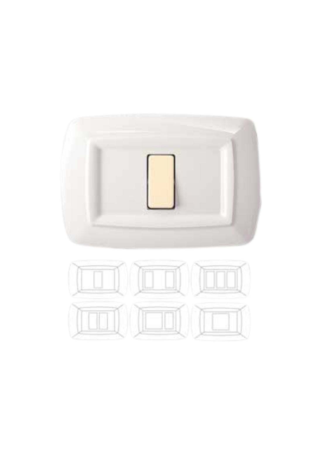 PLACCA COPRINTERRUTTORI &