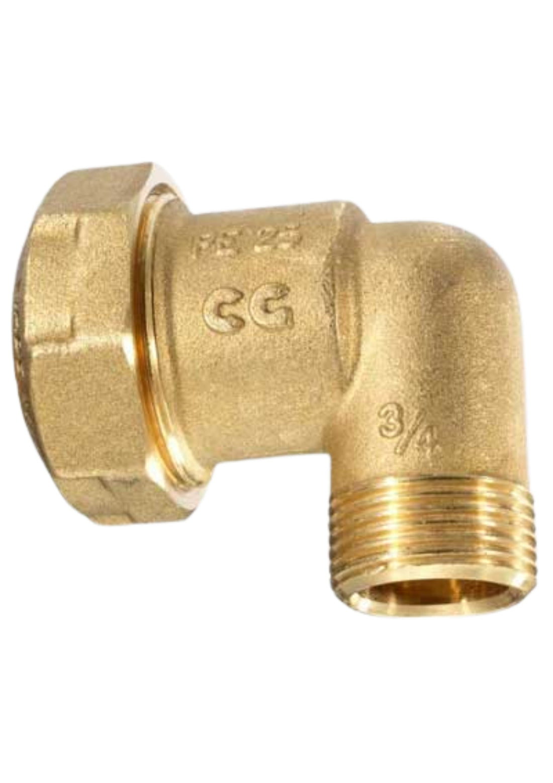 RACCORDO GOMITO MASCHIO PE ANELLO RESINA    COD: CD-07273C