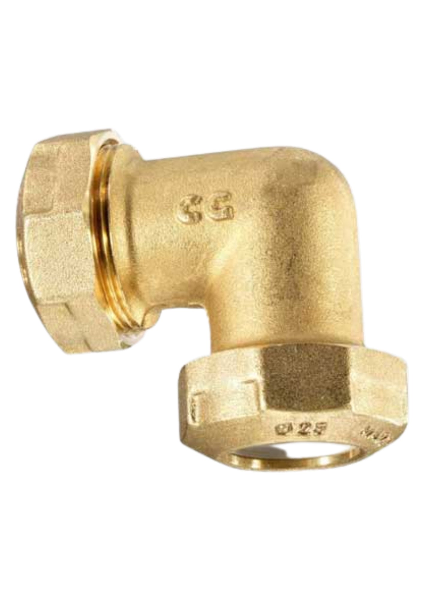 RACCORDO A GOMITO DOPPIO PE ANELLO RESINA    COD: CD-07277C