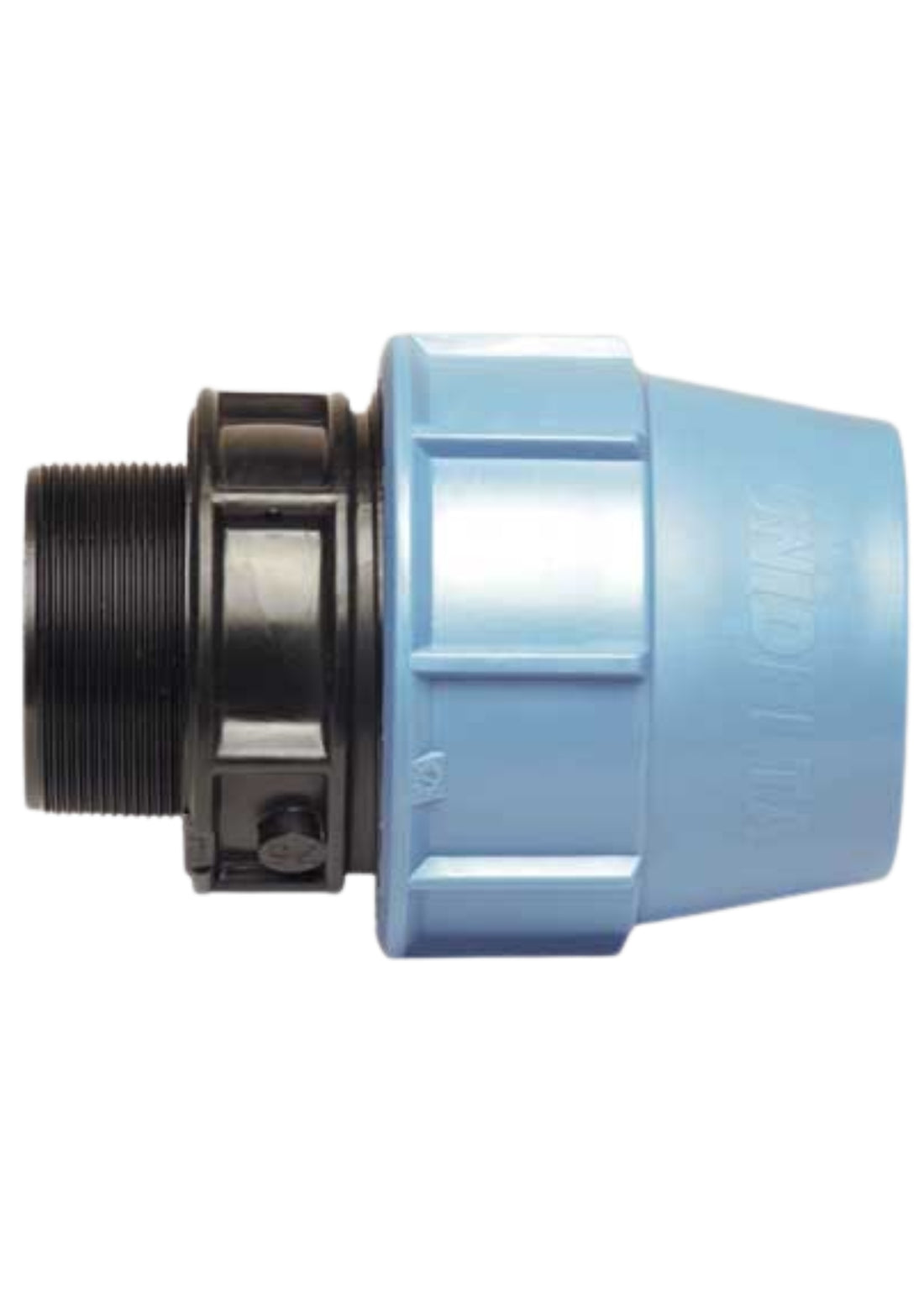 RACCORDO DIRITTO MASCHIO PLASTICA   COD: CD-07700C