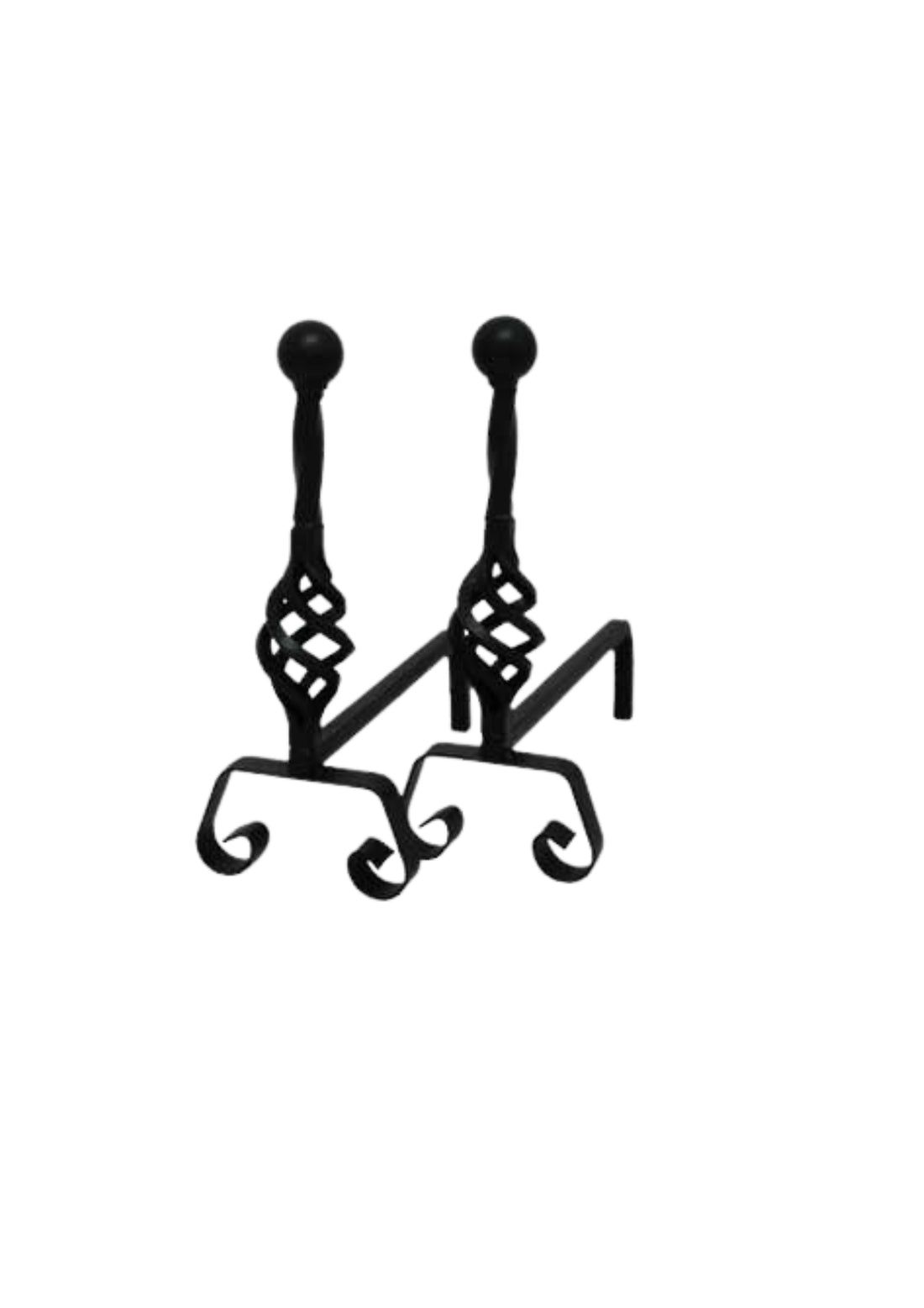 COPPIA ALARI CON SFERA &