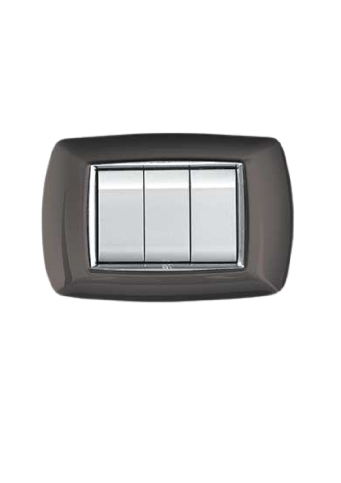 PLACCA COPRINTERRUTTORE IN ALLUMINIO NOTTE &