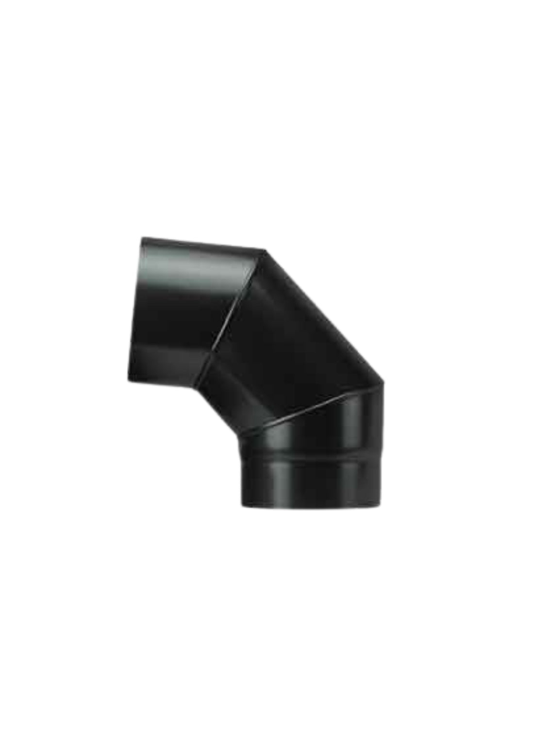 GOMITO A 90° PER STUFA A LEGNA &