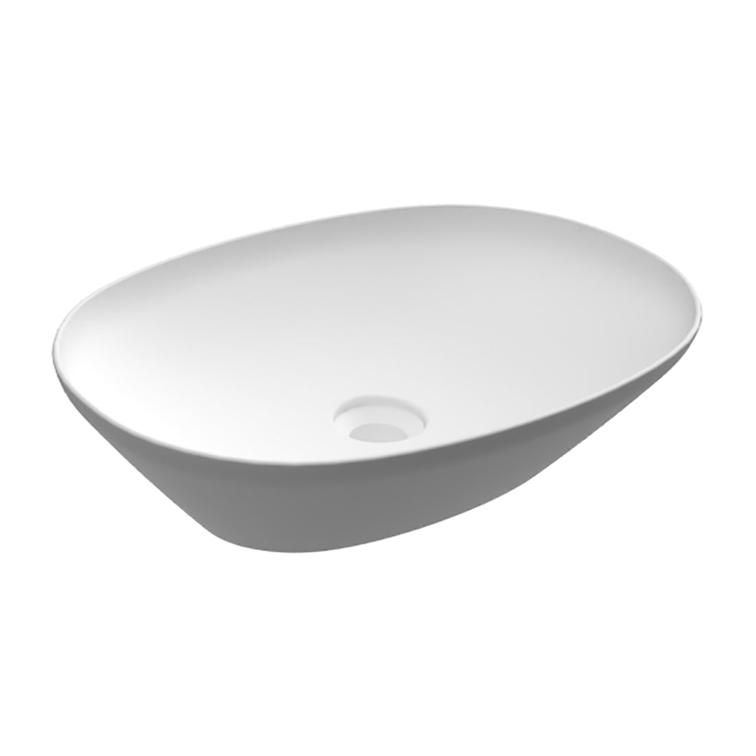 LAVABO DA APPOGGIO OVALE (SENZA FORO) VARIANT 50X36 CM COD-CD:185-RNAOD