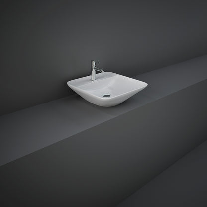 LAVABO DA APPOGGIO QUADRATO (MONOFORO) VARIANT 42X42CM COD-CD:185-RNAQFD