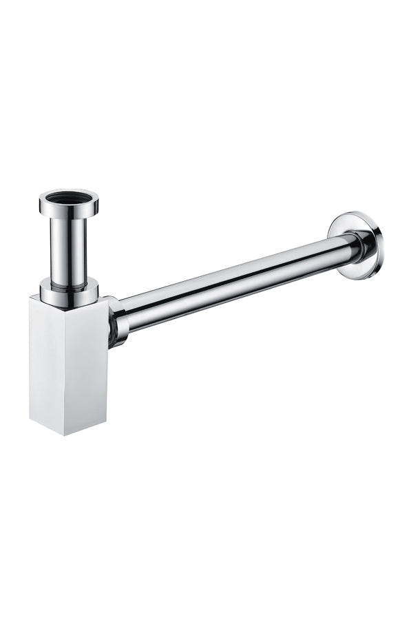 Sifone quadrato cromato con bottiglia sifone  COD: CD-SCL003I