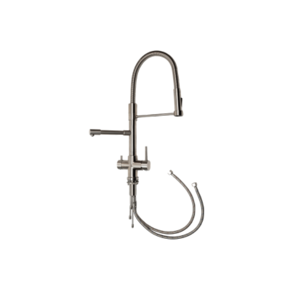 5-way shower mixer in 304 stainless steel 2 separate spouts COD: CD-5DOCDUEW