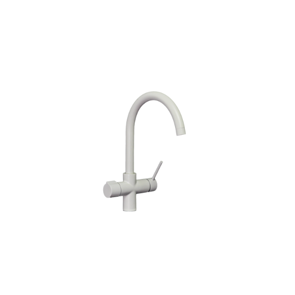 5-way mixer tap high round ice white COD: CD-5ATBIW