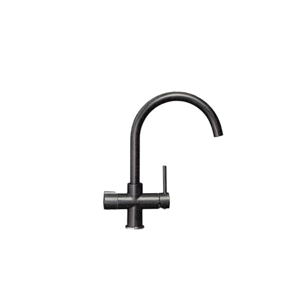 Miscelatore 5 vie alto tondo fragranite nero COD: CD-MSC5VCMBLRFFN-W