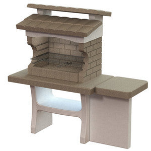 BARBECUE IN MURATURA 159X72X162 CM LUXOR    COD: CD-501576CAP