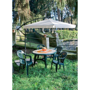 OMBRELLONE DECENT ACCIAIO NEVIS/FLYN D 300CM ECRÙ   COD: CD-3609CAP