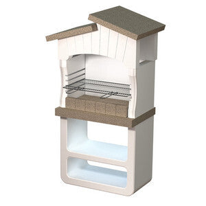 BARBECUE IN MURATURA 80X52X170 CM CAORLE    COD: CD-501573CAP