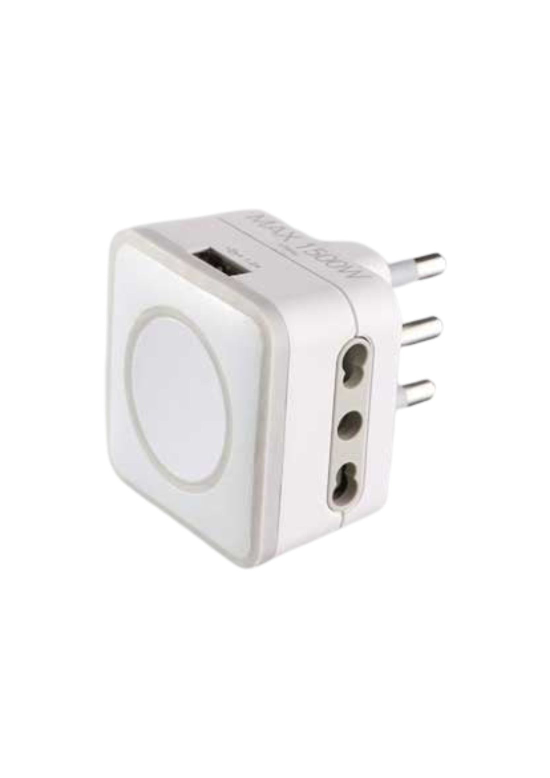 ADATTATORE TRIPLO CON PORTA USB 16A    COD: CD-6776802CF
