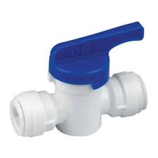 Intermediate valve Ø tube – Ø tube 1/4″ x 1/4″. CODE:CL-AHUC0404
