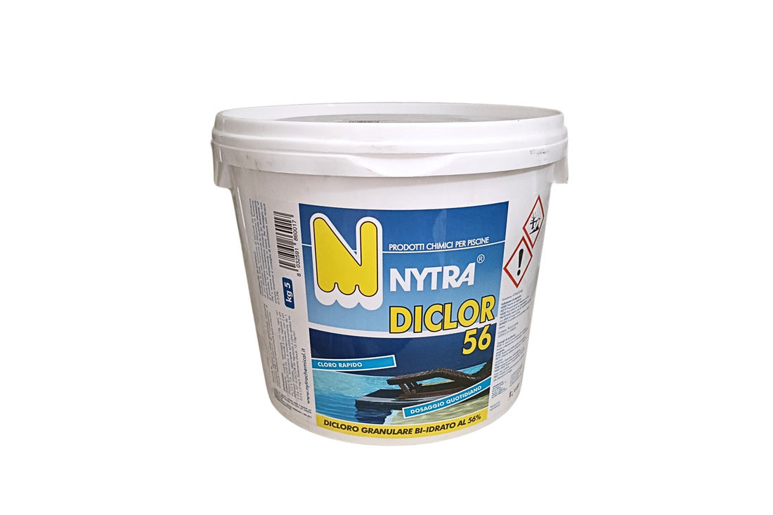 DiCLOR 56 Dicloro granulare bi-idrato al 56% a dissoluzione rapida KG 5 COD-CD:DCL56-5NYT