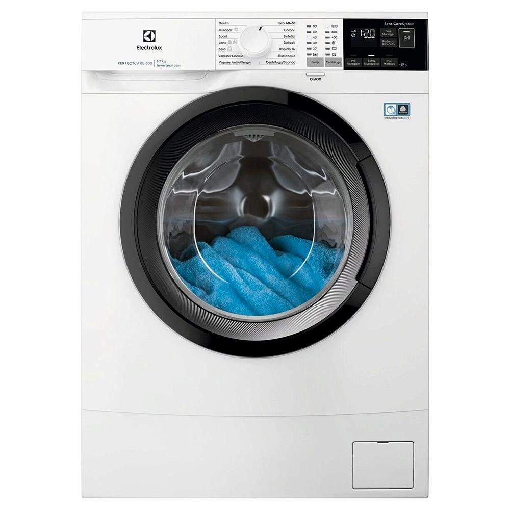 ELECTROLUX LAVATRICE SLIM 7KG 45cm VAPORE IGIENIZZANTE CLASSE B COD:CD-EW6SK427B