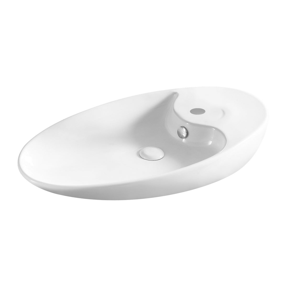 LAVABO DA APPOGGIO MOD. LA28 CM 73.5 X 39 COD:185-LA28