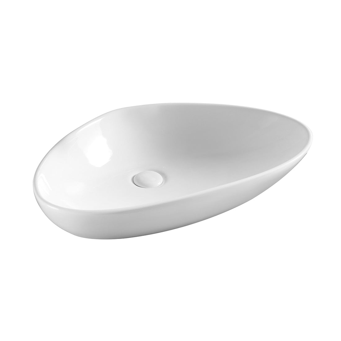 LAVABO DA APPOGGIO MOD. LA35 CM 58 X 38.5 COD:185-LA35D