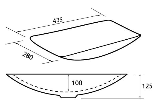 LAVABO LINEA EMOTION MOD. SIMPATHY COD-CD:185-MSID