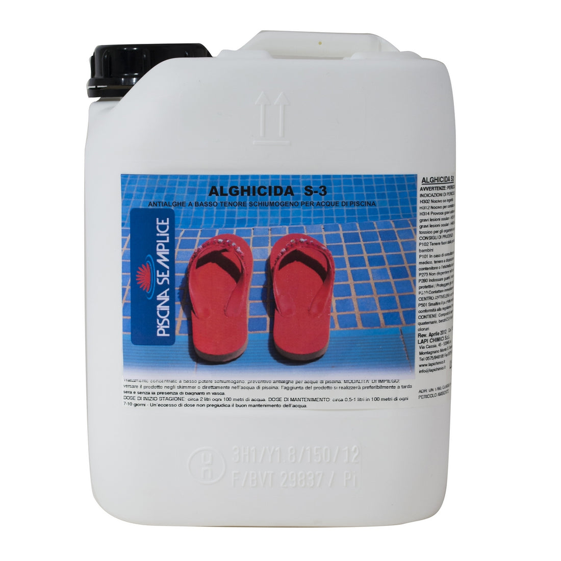 ALGHICIDA DI BASE &quot;S3&quot; PER PISCINE