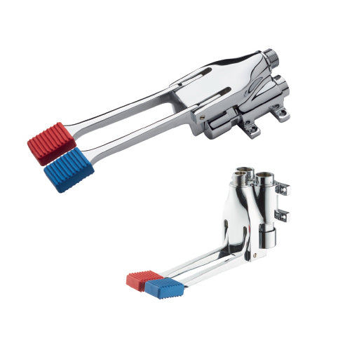 MISCELATORE TEMPORIZZATO A PEDALE A PARETE-PAVIMENTO