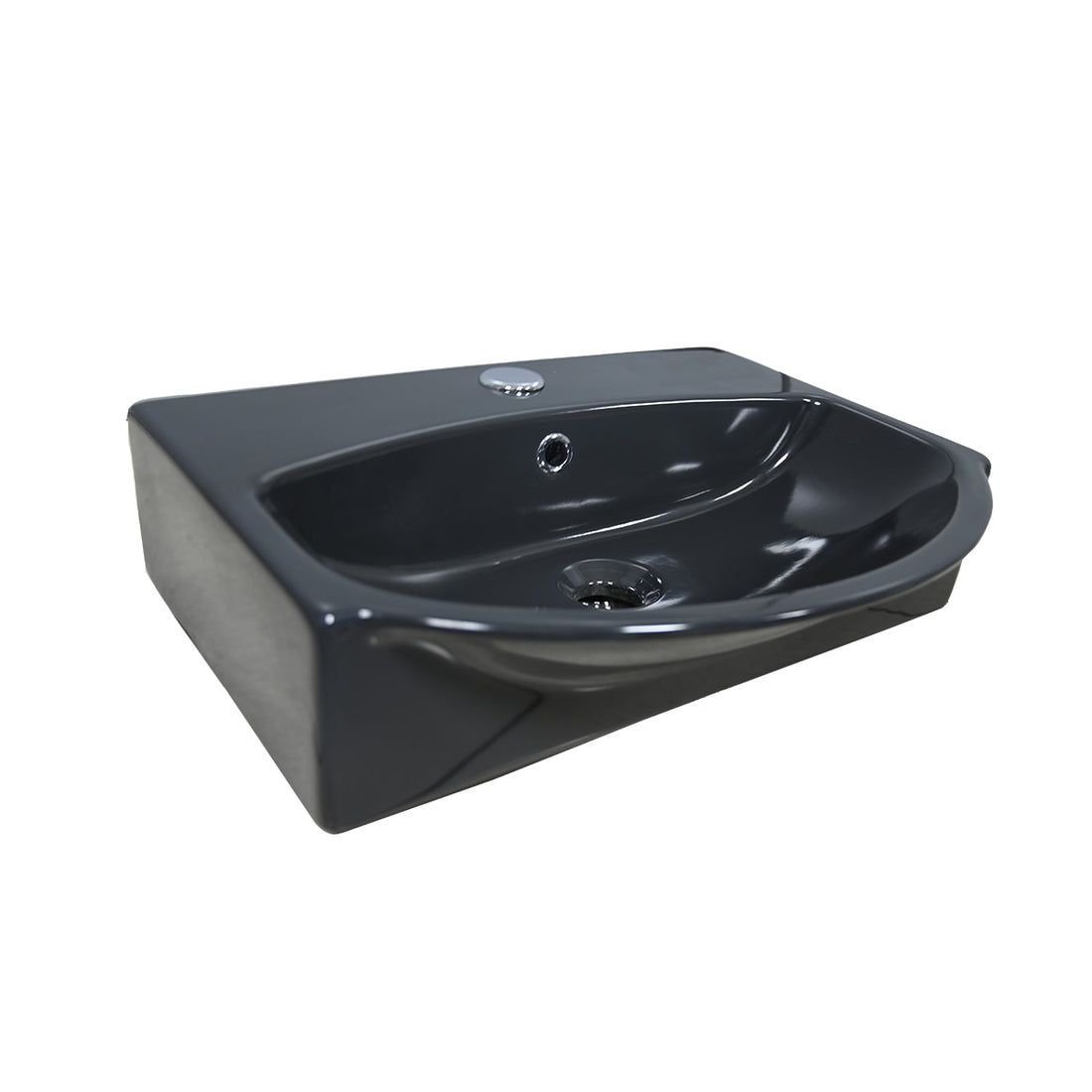 LAVABO A PARETE MOD. LP95CM50X40 Nero 185-LP95-NE050D