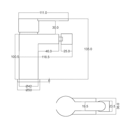 MISCELATORE MONOCOMANDO BIDET